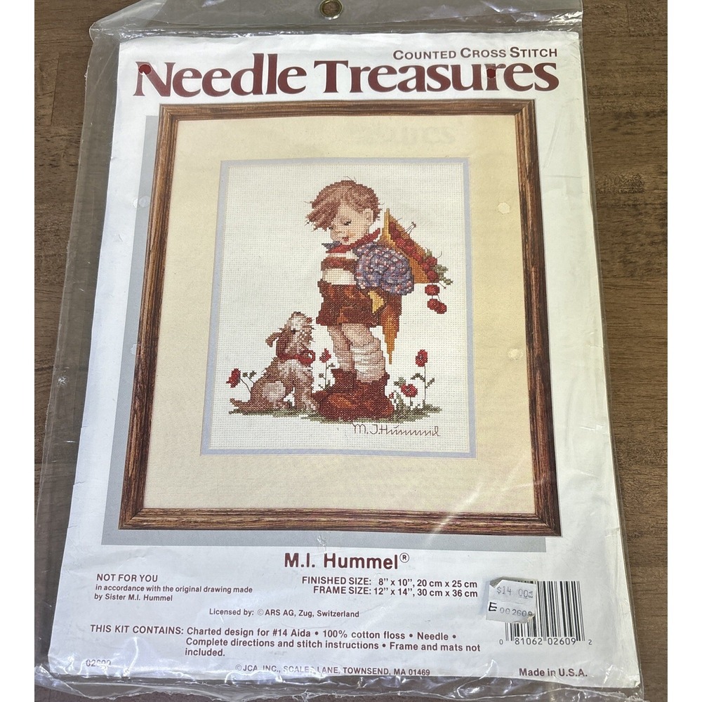 Needle Treasures M.I Hummel Not For You Cross Stitch Kit 2609